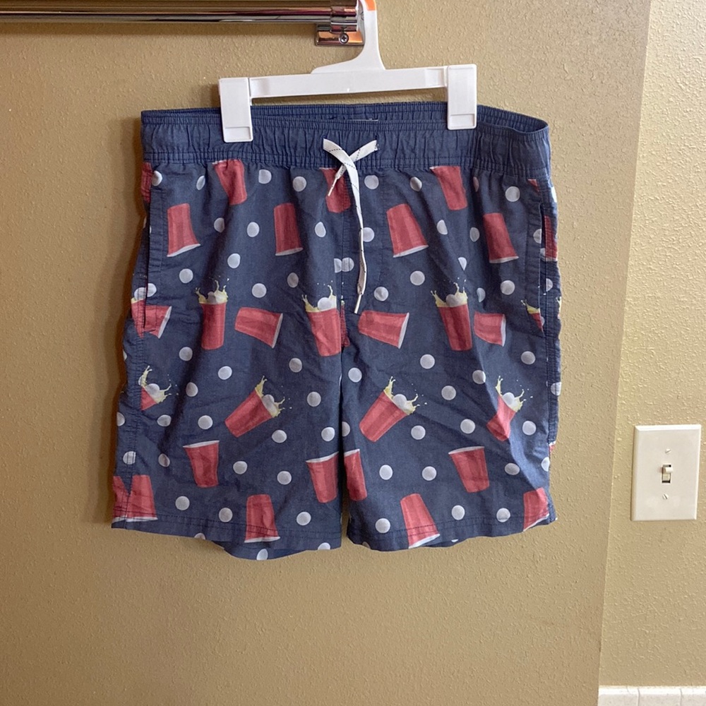 Beer Pong Swim Trunks